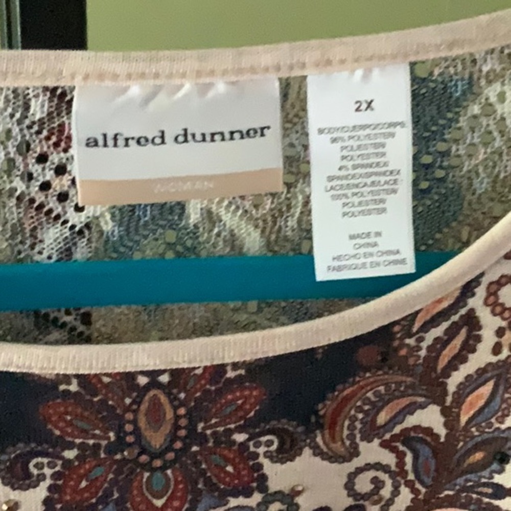 ALFRED DUNNER \WOMAN SIZE 2X NWOT - Picture 3 of 7